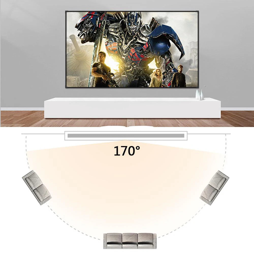 Portable Projector Curtain 60/72/84 Inch