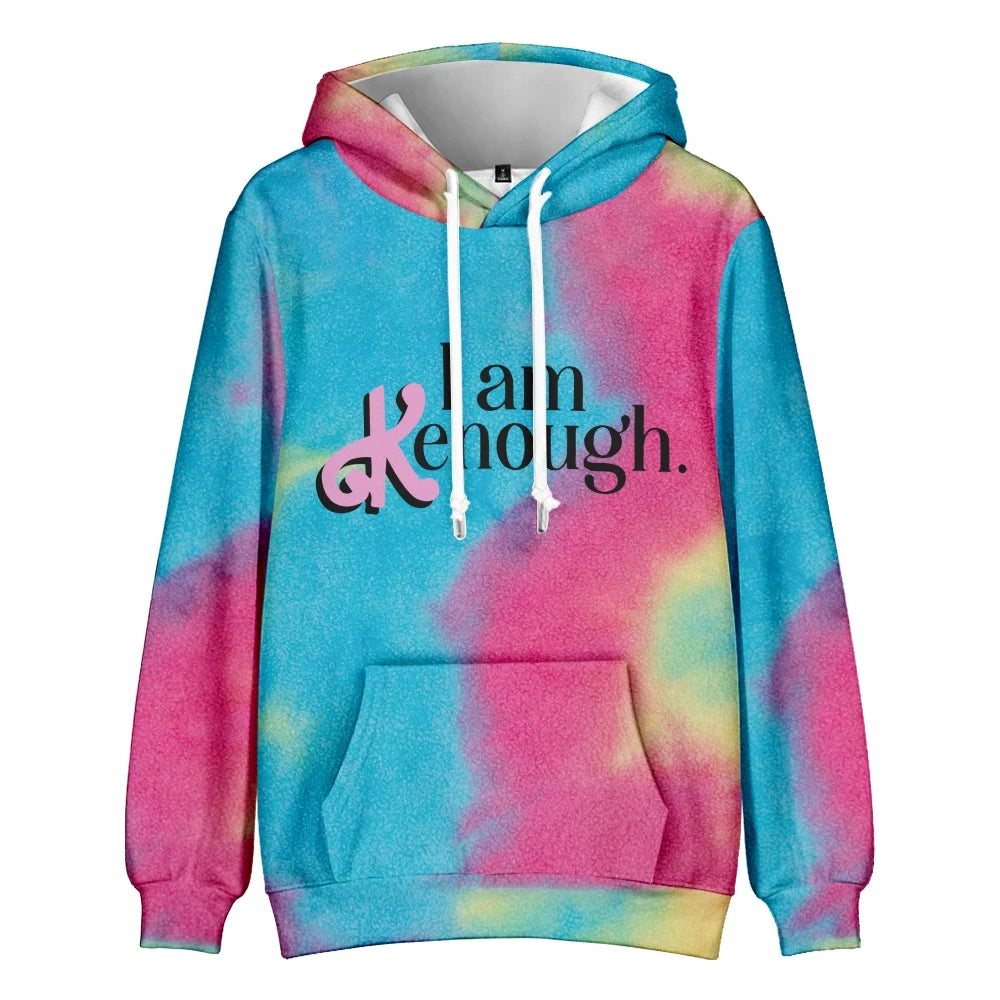 I Am Kenough Tie Dye Hoodie