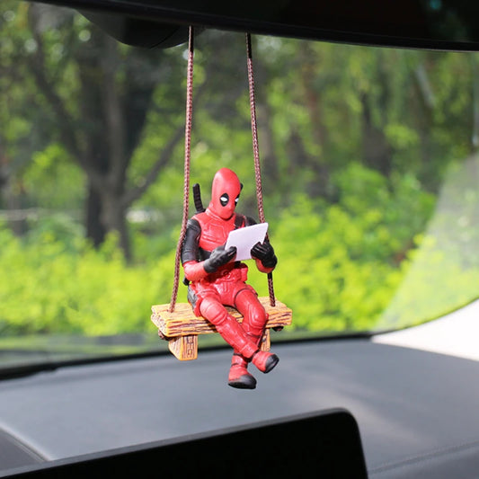Deadpool Action Figure for Rear-View Mirror