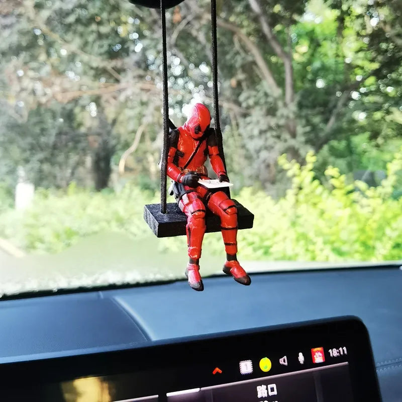 Deadpool Action Figure for Rear-View Mirror